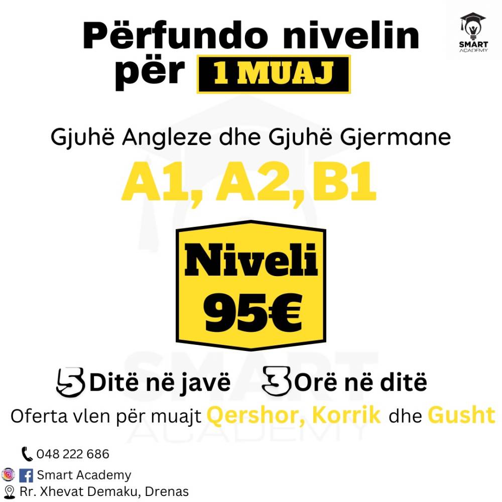 Përfundo nivelin për një muaj!